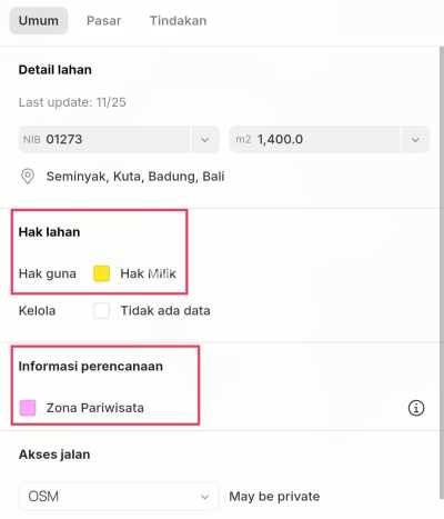 Tanah Dijual Area Strategis di Seminyak Badung 177m2 Tanah Dijual Area Strategis di Seminyak Badung 177m2