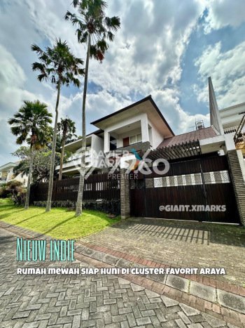 Rumah Mewah LB 350m2 Siap Pakai Desain Elegan di Araya, Malang Rumah Mewah LB 350m2 Siap Pakai Desain Elegan di Araya, Malang