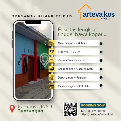 Disewakan Kost Lokasi Medan Johor, Medan Area Strategis Disewakan Kost Lokasi Medan Johor, Medan Area Strategis