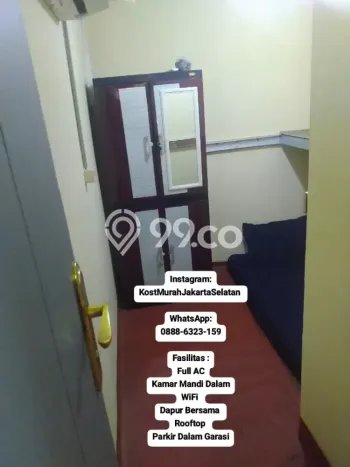 Kost Strategis Disewakan di Pasar Minggu, Jakarta Selatan Kondisi Baik Full Furnished Kost Strategis Disewakan di Pasar Minggu, Jakarta Selatan Kondisi Baik Full Furnished