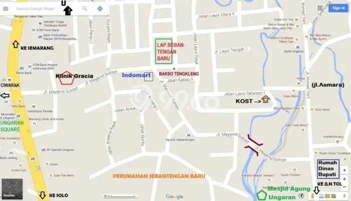 Sewa Kost Strategis di Ungaran Barat, Semarang Full Furnished Sewa Kost Strategis di Ungaran Barat, Semarang Full Furnished