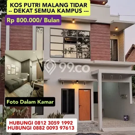 Disewakan Kost di Lowokwaru Malang Luas 0m2 Full Furnished Disewakan Kost di Lowokwaru Malang Luas 0m2 Full Furnished