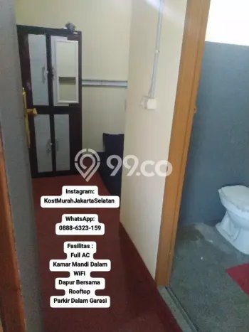 Kost Strategis Disewakan di Pasar Minggu, Jakarta Selatan Kondisi Baik Full Furnished Kost Strategis Disewakan di Pasar Minggu, Jakarta Selatan Kondisi Baik Full Furnished