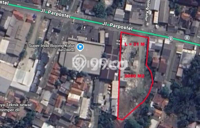 Lahan untuk Disewa di Bogor Luas 3000m2 Lahan untuk Disewa di Bogor Luas 3000m2
