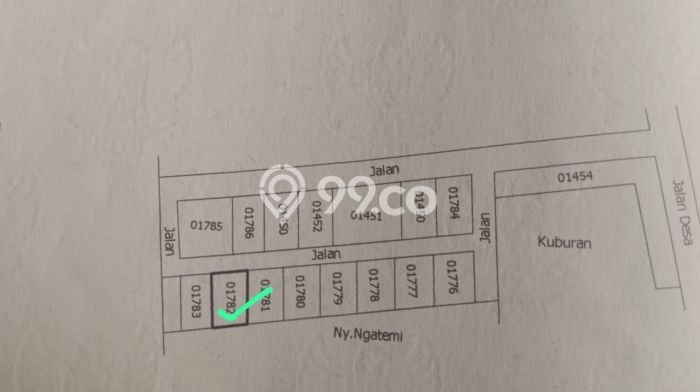 Lahan Dijual Lokasi Sukoharjo, Sukoharjo dengan Luas Tanah 100m2 dan Status - Lahan Dijual Lokasi Sukoharjo, Sukoharjo dengan Luas Tanah 100m2 dan Status -