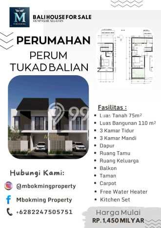 Dijual Cepat Rumah Bagus Siap Huni LB 110m2 di Denpasar Selatan, Denpasar Dijual Cepat Rumah Bagus Siap Huni LB 110m2 di Denpasar Selatan, Denpasar
