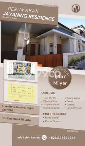 Rumah Strategis Modern Lb 100m2 di Denpasar Timur, Denpasar Rumah Strategis Modern Lb 100m2 di Denpasar Timur, Denpasar