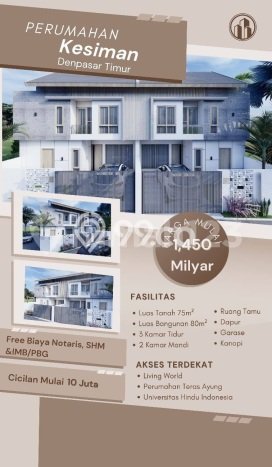 Rumah Strategis Minimalis Lb 80m2 di Denpasar Timur, Denpasar Rumah Strategis Minimalis Lb 80m2 di Denpasar Timur, Denpasar