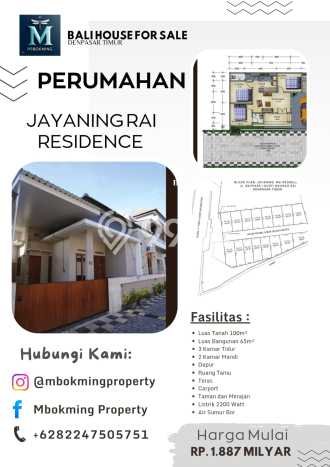 Dijual Rumah Minimalis Bagus Punya 3 KT di Denpasar Timur Denpasar SHM Dijual Rumah Minimalis Bagus Punya 3 KT di Denpasar Timur Denpasar SHM