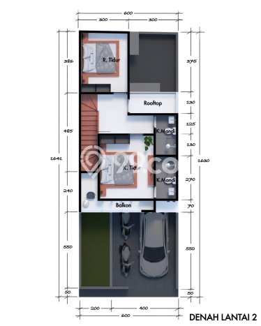 Rumah Minimalis 4 Kamar LT 102m2 di Sading Rumah Minimalis 4 Kamar LT 102m2 di Sading