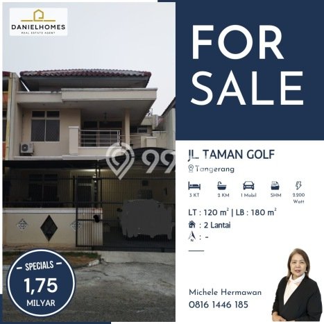 Jual Rumah Bagus Siap Huni LB 180m2 di Tangerang, Tangerang Jual Rumah Bagus Siap Huni LB 180m2 di Tangerang, Tangerang