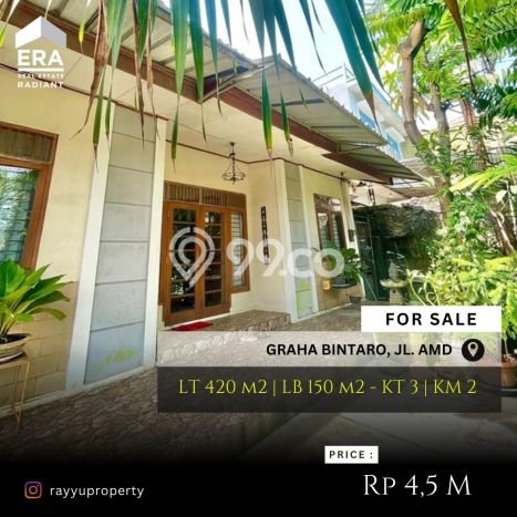 For Sale! Premium House LT 420m2 Desain Modern di Parigi For Sale! Premium House LT 420m2 Desain Modern di Parigi