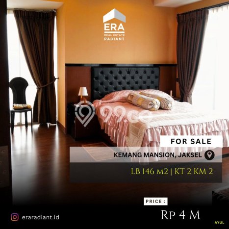 Hunian Apartemen High-Class untuk Dijual di Jakarta Selatan dengan 2 BR & 2 Kamar Mandi Hunian Apartemen High-Class untuk Dijual di Jakarta Selatan dengan 2 BR & 2 Kamar Mandi