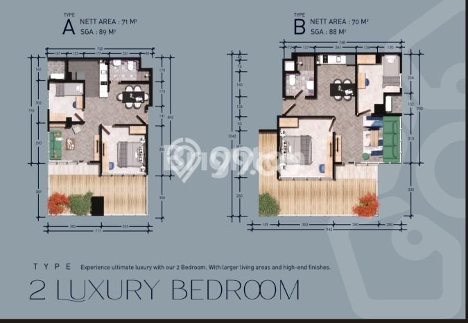 Untuk Dijual Apartemen 0 KT di Batam Luas 29m2 Untuk Dijual Apartemen 0 KT di Batam Luas 29m2