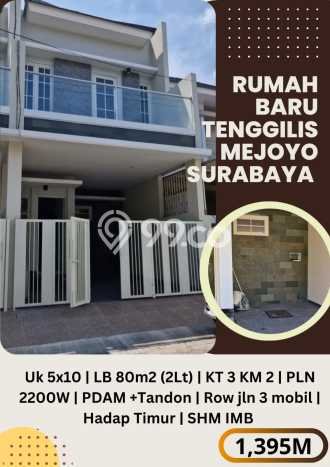 Jual Rumah Minimalis Bagus Punya 3 KT di Rungkut Surabaya SHM Jual Rumah Minimalis Bagus Punya 3 KT di Rungkut Surabaya SHM