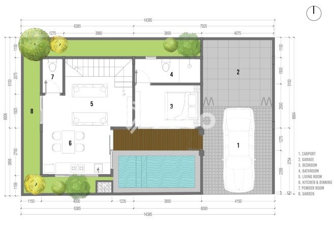 Ready to Use! Premium House LT 130m2 Desain Elegan di Jimbaran Ready to Use! Premium House LT 130m2 Desain Elegan di Jimbaran