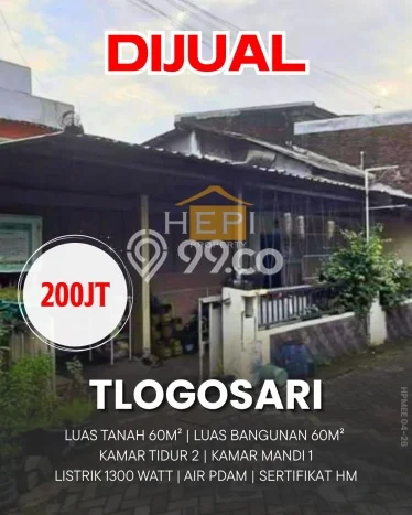 Rumah Minimalis LB/LT 60m2/60m2 Dijual di Tlogosari, Semarang Rumah Minimalis LB/LT 60m2/60m2 Dijual di Tlogosari, Semarang