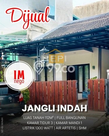 Rumah Strategis 3 KT Luas Tanah 112m2m² di Jangli, Semarang Rumah Strategis 3 KT Luas Tanah 112m2m² di Jangli, Semarang