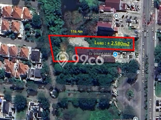 Tanah untuk Disewakan di Tampan Pekanbaru SHM Tanah untuk Disewakan di Tampan Pekanbaru SHM