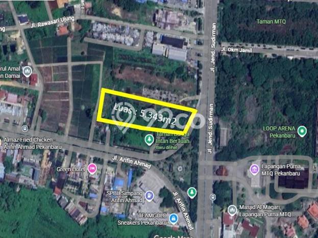 Tanah Kavling di Marpoyan Damai Dijual dengan Luas 5343m2 Tanah Kavling di Marpoyan Damai Dijual dengan Luas 5343m2