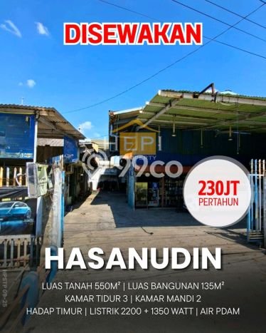 Gudang Disewa di Semarang dengan LB 135m2 Area Komersial Ramai Gudang Disewa di Semarang dengan LB 135m2 Area Komersial Ramai