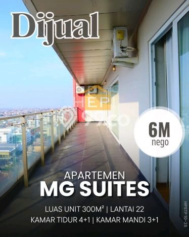 Apartemen Premium Dijual di Semarang Tengah, Semarang Punya 5 Kamar & 4 Kamar Mandi Apartemen Premium Dijual di Semarang Tengah, Semarang Punya 5 Kamar & 4 Kamar Mandi