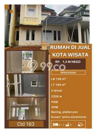 Jual Rumah Modern 4 KT di Kota Wisata, Bogor Jual Rumah Modern 4 KT di Kota Wisata, Bogor