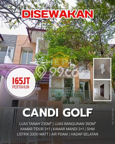 Jarang Ada! Rumah Kontrakan 3 Kamar Nyaman Siap Huni Candi Golf Jarang Ada! Rumah Kontrakan 3 Kamar Nyaman Siap Huni Candi Golf