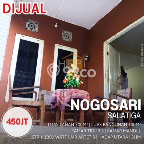 Rumah 3 KT 1 KM LT 300m², Luas Bangunan 100m² di Sidorejo, Salatiga Rumah 3 KT 1 KM LT 300m², Luas Bangunan 100m² di Sidorejo, Salatiga