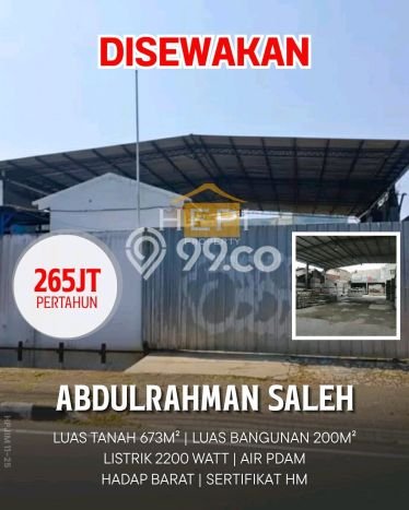 SEWA STRATEGIS! Gudang di , Luas 200m2m², Lokasi Ramai SEWA STRATEGIS! Gudang di , Luas 200m2m², Lokasi Ramai