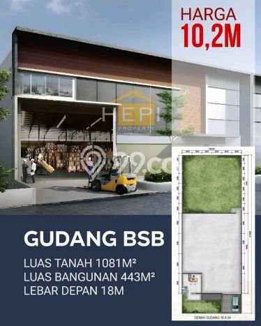 Gudang Dijual di Semarang LT 1081m2 & LB 443m2 Lokasi Terbaik! Gudang Dijual di Semarang LT 1081m2 & LB 443m2 Lokasi Terbaik!