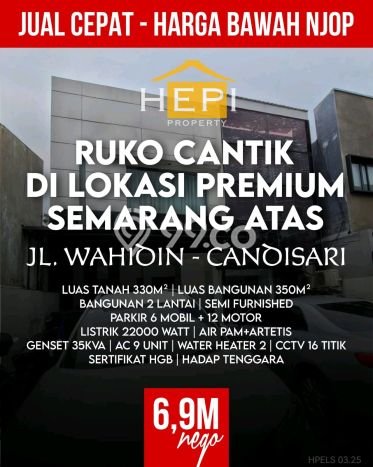 Komersial Dijual di Candisari Semarang dengan Luas Bangunan 350m2 Komersial Dijual di Candisari Semarang dengan Luas Bangunan 350m2
