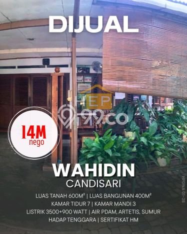 Hunian Eksklusif Dijual LT 600m2 di Candisari, Semarang Hunian Eksklusif Dijual LT 600m2 di Candisari, Semarang