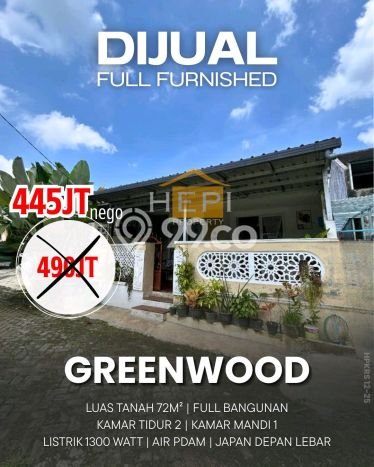 Rumah Idaman 2 KT Harga Terjangkau di Greenwood Semarang Rumah Idaman 2 KT Harga Terjangkau di Greenwood Semarang