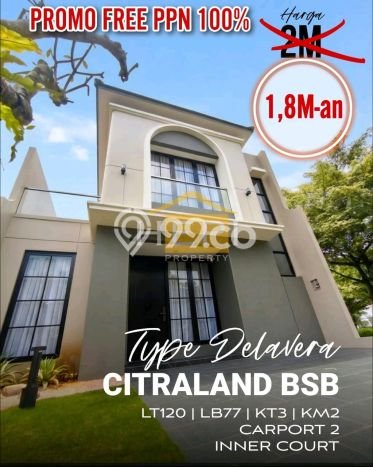 Dijual Hunian Rumah Terawat 3 KT di BSB City, Semarang Dijual Hunian Rumah Terawat 3 KT di BSB City, Semarang