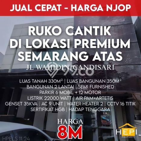 Komersial Dijual di Candisari Semarang dengan Luas Bangunan 350m2 Komersial Dijual di Candisari Semarang dengan Luas Bangunan 350m2