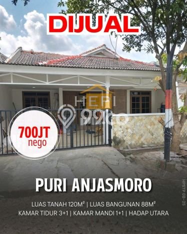 Dijual Rumah Eksklusif 3 KT di Puri Anjasmoro, Semarang Dijual Rumah Eksklusif 3 KT di Puri Anjasmoro, Semarang