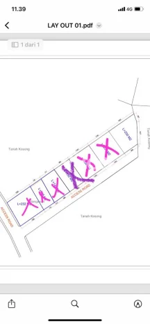 Kavling Tanah untuk Dijual di Nusa Dua, Badung, Luas 200m2 Kavling Tanah untuk Dijual di Nusa Dua, Badung, Luas 200m2