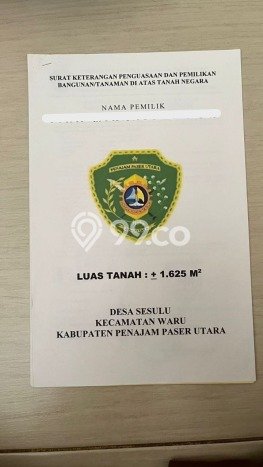 Tanah Dijual Lokasi Waru, Penajam Paser Utara Luas 1625m2 Legalitas Aman Tanah Dijual Lokasi Waru, Penajam Paser Utara Luas 1625m2 Legalitas Aman