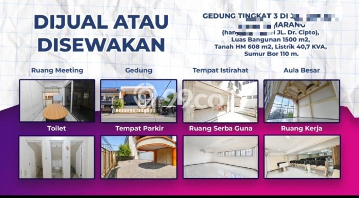 Area Strategis! Disewakan Kantor Lokasi Semarang Timur, Semarang Cocok untuk Bisnis Area Strategis! Disewakan Kantor Lokasi Semarang Timur, Semarang Cocok untuk Bisnis