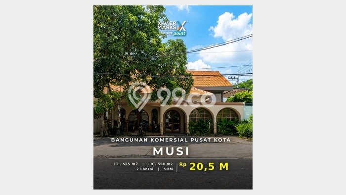 Dijual Komersial di Tegalsari Surabaya LT 525m2 / LB 550m2 Dijual Komersial di Tegalsari Surabaya LT 525m2 / LB 550m2