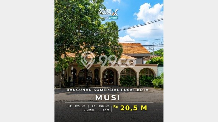 Dijual Komersial di Tegalsari Surabaya LT 525m2 / LB 550m2 Dijual Komersial di Tegalsari Surabaya LT 525m2 / LB 550m2
