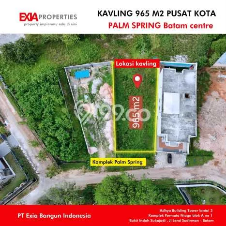 Kavling Tanah untuk Dijual di Batam Centre, Batam, Luas 965m2 Kavling Tanah untuk Dijual di Batam Centre, Batam, Luas 965m2
