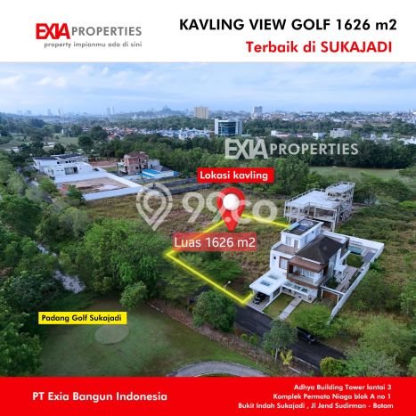 Tanah di Batam Kota, Batam Luas 1626m2 Dijual Segera Tanah di Batam Kota, Batam Luas 1626m2 Dijual Segera