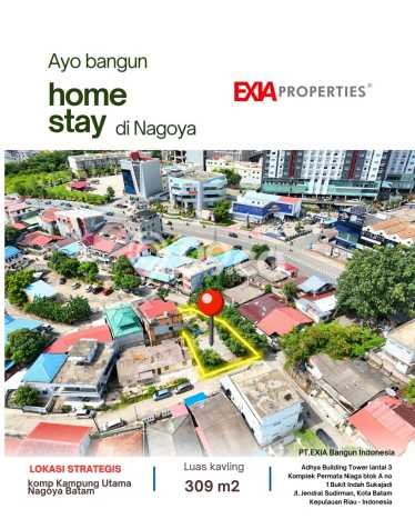 Lahan Kosong Dijual di Batam dengan Area 309m2 Lahan Kosong Dijual di Batam dengan Area 309m2