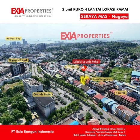 Unit Ruko Dijual di Batam LT 130m2 & LB 456m2 Unit Ruko Dijual di Batam LT 130m2 & LB 456m2