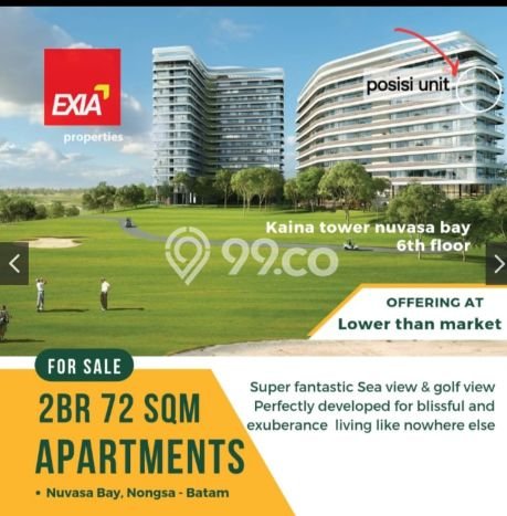 Hunian Apartemen 2 KT 2 KM di Nongsa, Batam Dijual Cepat Hunian Apartemen 2 KT 2 KM di Nongsa, Batam Dijual Cepat