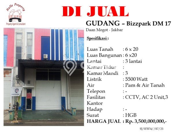 Gudang Bagus Dijual di Kalideres Jakarta Barat Lokasi Strategis Cocok untuk Kembangkan Bisnis Gudang Bagus Dijual di Kalideres Jakarta Barat Lokasi Strategis Cocok untuk Kembangkan Bisnis