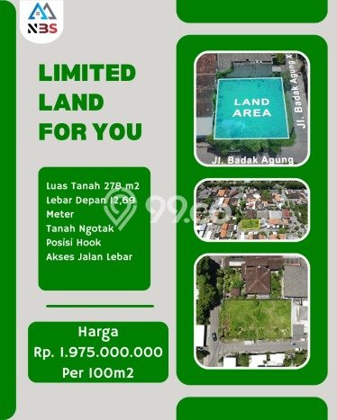 Lahan Dijual Lokasi Denpasar Selatan, Denpasar dengan Luas Tanah 100m2 dan Status SHM Lahan Dijual Lokasi Denpasar Selatan, Denpasar dengan Luas Tanah 100m2 dan Status SHM