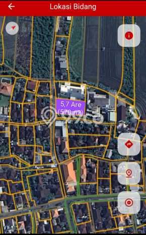 Dijual Tanah 570m2 di Pererenan, Badung Dijual Tanah 570m2 di Pererenan, Badung